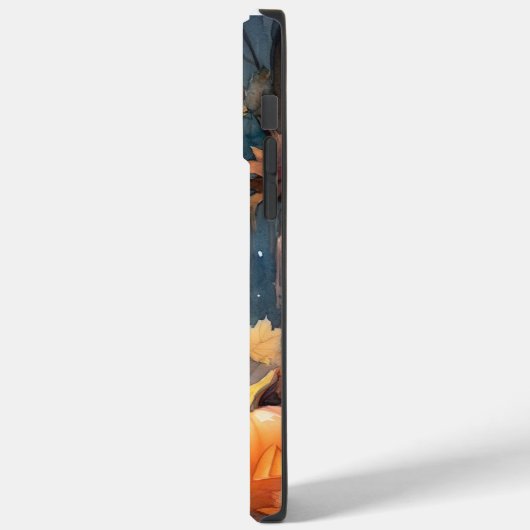 Halloween American Eskimo mit Pumpkins Beängstigen Case-Mate iPhone Hülle (Rückseite / Links)