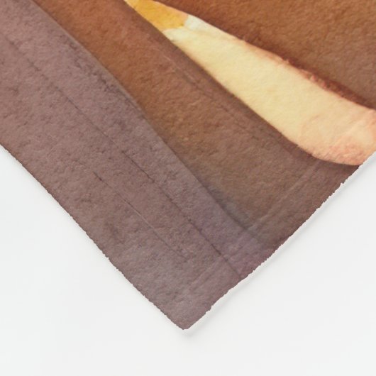 Halloween American Eskimo mit Pumpkins Beängstigen Fleecedecke (Ecke)