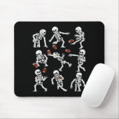 Halloween American Football Skeletons Funny Men Bo Mousepad (Mit Mouse)