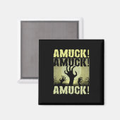 Halloween Amuck Amuck Halloween Geburtstag Magnet (Vorderseite/Rückseite)