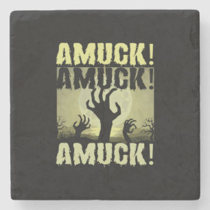 Halloween Amuck Amuck Halloween Geburtstag Steinuntersetzer