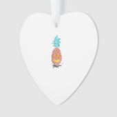 Halloween-Ananas Ornament (Vorderseite)