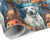Halloween Anatolischer Schäferhund mit Pumpkins Be Geschenkpapier (Rolleneckpunkt)