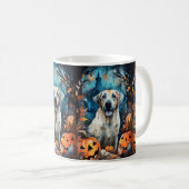 Halloween Anatolischer Schäferhund mit Pumpkins Be Kaffeetasse (VorderseiteRechts)