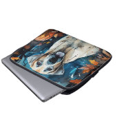 Halloween Anatolischer Schäferhund mit Pumpkins Be Laptopschutzhülle (Vorne Knopf)