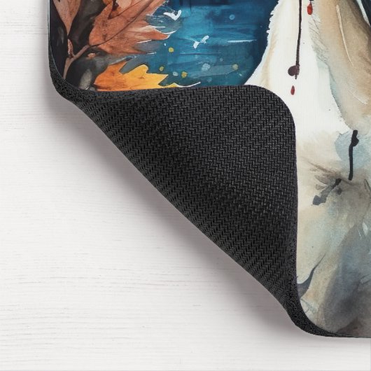 Halloween Anatolischer Schäferhund mit Pumpkins Be Mousepad (Ecke)