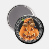 Halloween-ängstlicher Magnet (Vorderseite/Rückseite)
