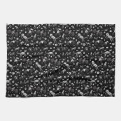 Halloween Animal Bats Hunde Katzen Spinnen Skelett Geschirrtuch (Horizontal)