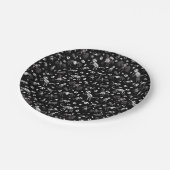 Halloween Animal Bats Hunde Katzen Spinnen Skelett Pappteller (Schrägansicht)