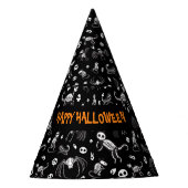 Halloween Animal Bats Hunde Katzen Spinnen Skelett Partyhütchen (Vorderseite)