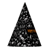 Halloween Animal Bats Hunde Katzen Spinnen Skelett Partyhütchen (Links)