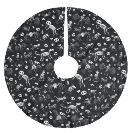 Halloween Animal Bats Hunde Katzen Spinnen Skelett Polyester Weihnachtsbaumdecke