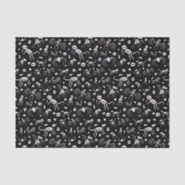 Halloween Animal Bats Hunde Katzen Spinnen Skelett Seidenpapier