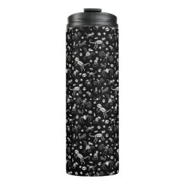 Halloween Animal Bats Hunde Katzen Spinnen Skelett Thermosbecher