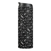 Halloween Animal Bats Hunde Katzen Spinnen Skelett Thermosbecher (Nach rechts gedreht)