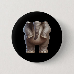 Halloween Animal Costume Cosplay Elephant Matching Button