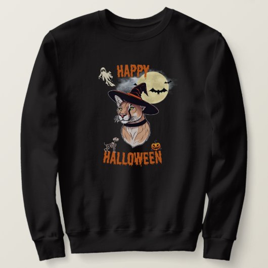 halloween animals sweatshirt (Design vorne)