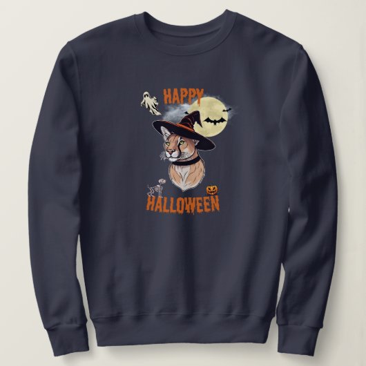 halloween animals sweatshirt (Design vorne)
