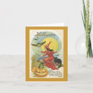 Halloween-Anmerkungs-Karte Karte