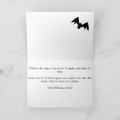 Halloween-Ansammlung Karte (Innenseite)