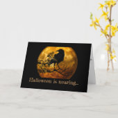 Halloween-Ansammlung Karte (Gelbe Blume)