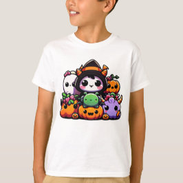 "Halloween-Ansammlung Niedlicher Kreaturen" T-Shirt