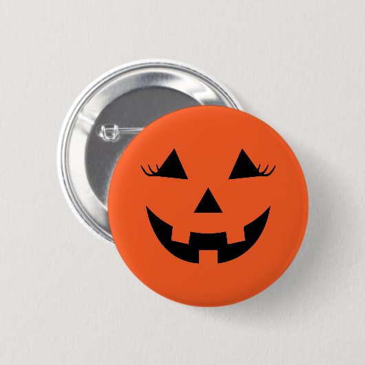 Halloween-Anstecknadel Button (Vorne & Hinten)