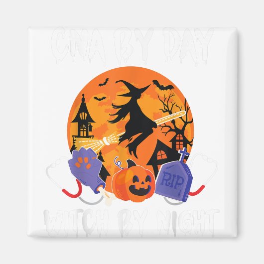 Halloween Anzug Skeleton Los Angeles Magnet (Vorne)
