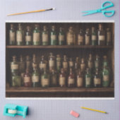 Halloween Apothecary Bottles Witz Outlander Seidenpapier (Basteln)