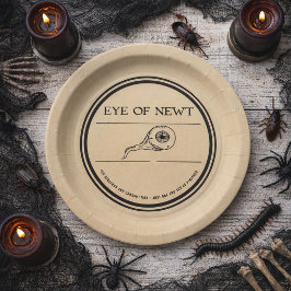 Halloween Apotheke Molchaugen Pappteller