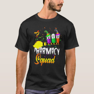 Halloween Apotheken-Team Hexen-Tablette Krankensch T-Shirt