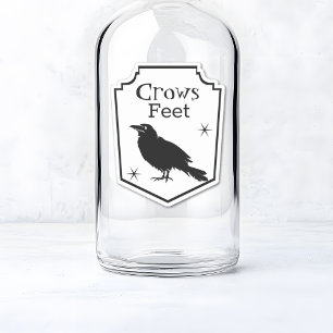 Halloween-Apothekenbecher-Etikett Aufkleber