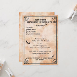 Halloween-Apotheker-Zaubertrank-Party Einladung
