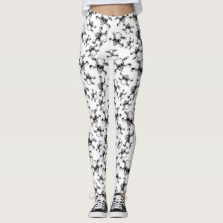 Halloween Apparel - Skull und Crossbones Spooky Leggings