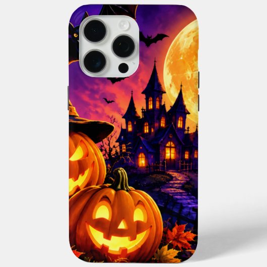 Halloween Apple iPhone 15 Pro Max Hülle (Rückseite)