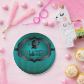 Halloween aquamarin Ghost Pappteller (Party)