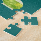 Halloween Aquamarin und grün Puzzle (Seite)