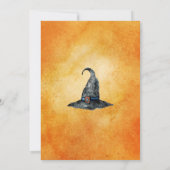 Halloween Aquarell Hexensche Brautparty Party Einladung (Rückseite)