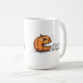 Halloween Arcade Pumpkin & Ghosts Kaffeetasse (VorderseiteRechts)