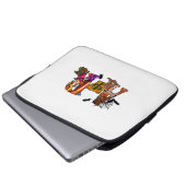 Halloween Arkansas Laptopschutzhülle (Vorne Knopf)