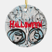 Halloween Art Collection Keramik Ornament (Vorne)