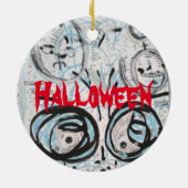 Halloween Art Collection Keramik Ornament (Hinten)