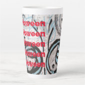 Halloween Art Collection Latte Tasse (Vorderseite)