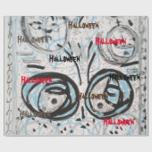 Halloween Art Collection Wrapping Paper Geschenkpapier (Flach)