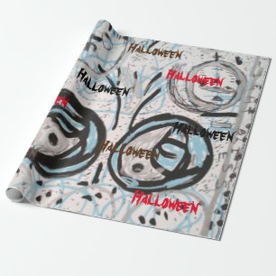 Halloween Art Collection Wrapping Paper Geschenkpapier