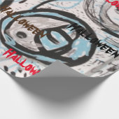 Halloween Art Collection Wrapping Paper Geschenkpapier (Ecke)