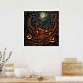 Halloween Art Poster (Küche)
