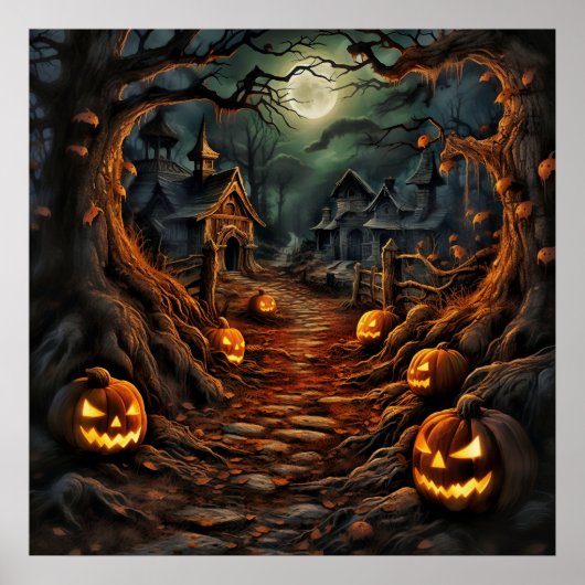 Halloween Art Poster (Vorne)
