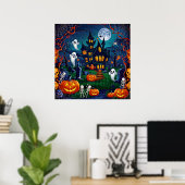 Halloween Art Poster (Heimbüro)