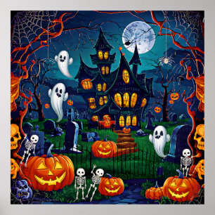 Halloween Art Poster